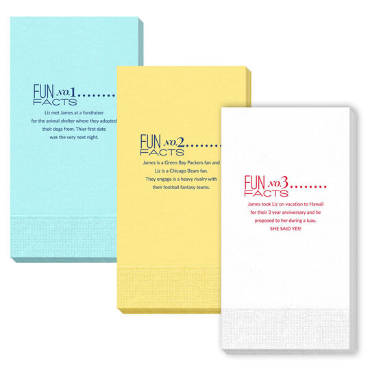 Just the Fun Facts Guest Towels
